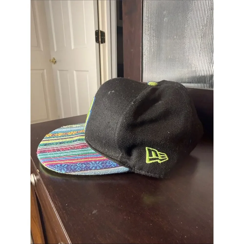 LA Dodgers new era Snapback Hat with Multicolor Brim rare colorway